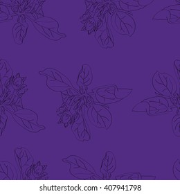 Beautiful seamless wallpaper  on background, illustration, pattern