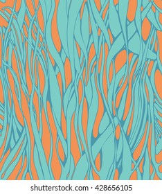 Beautiful seamless wave vector pattern. Colorful background or textile
