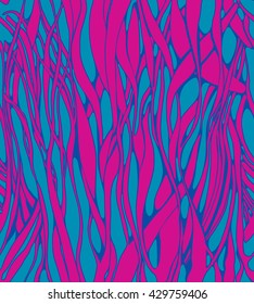 Beautiful seamless wave vector pattern. Colorful background or textile