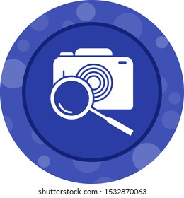 Beautiful Search image Vector Glyph icon
