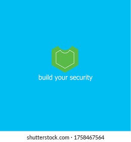 Beautiful security logo and vector design.