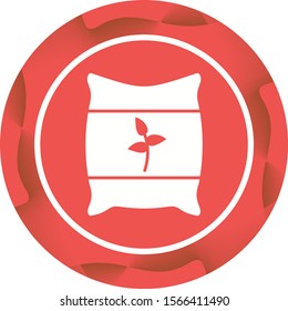 Beautiful Seeds Glyph Vector Icon