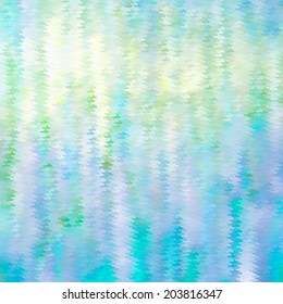 Beautiful semitransparent abstract multicolored background with water reflection effect. Vector illustration. Web and mobile template. Eco design
