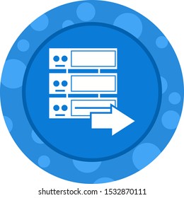 Beautiful Server Vector Glyph icon