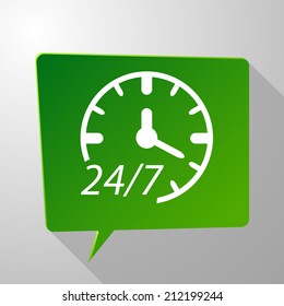 Beautiful Service Work Hours web icon