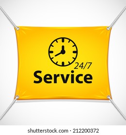 Beautiful Service Work Hours web icon