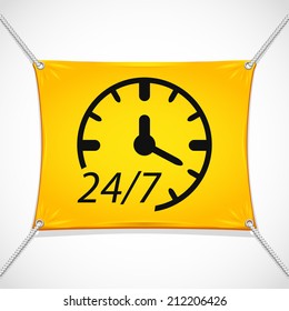 Beautiful Service Work Hours web icon