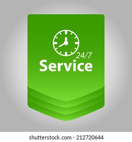 Beautiful Service Work Hours web icon
