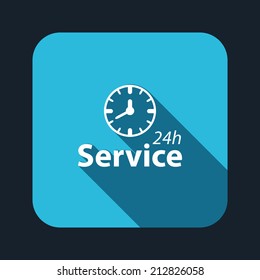 Beautiful Service Work Hours web icon