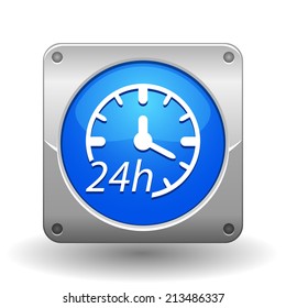 Beautiful Service Work Hours web icon