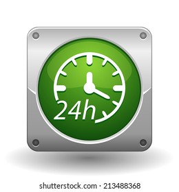 Beautiful Service Work Hours web icon