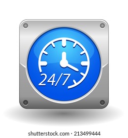 Beautiful Service Work Hours web icon