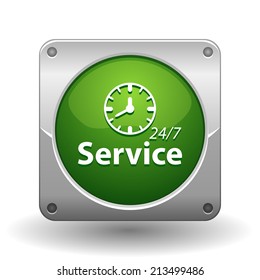 Beautiful Service Work Hours web icon