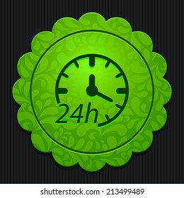 Beautiful Service Work Hours web icon