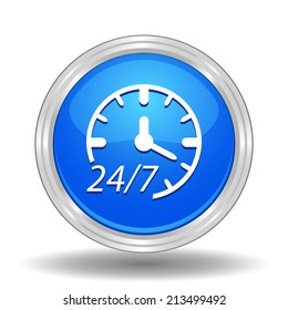 Beautiful Service Work Hours web icon
