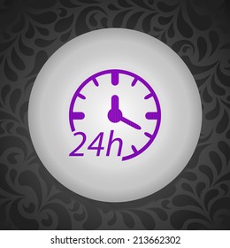 Beautiful Service Work Hours web icon
