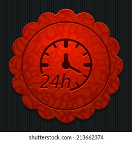 Beautiful Service Work Hours web icon