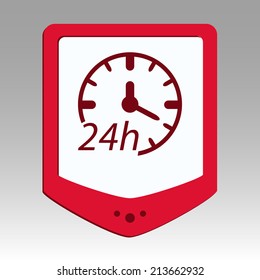 Beautiful Service Work Hours web icon