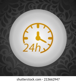 Beautiful Service Work Hours web icon
