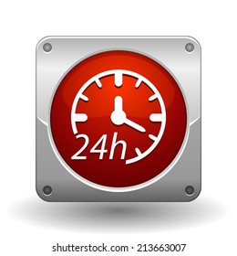 Beautiful Service Work Hours web icon