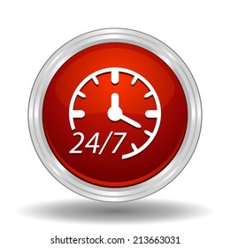 Beautiful Service Work Hours web icon