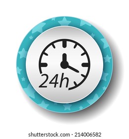 Beautiful Service Work Hours web icon