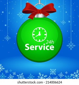 Beautiful Service Work Hours web icon