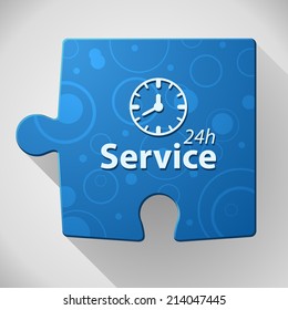 Beautiful Service Work Hours web icon
