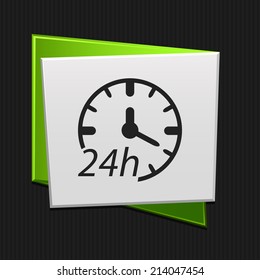 Beautiful Service Work Hours web icon