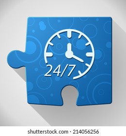 Beautiful Service Work Hours web icon