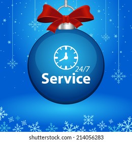 Beautiful Service Work Hours web icon