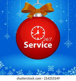 Beautiful Service Work Hours web icon