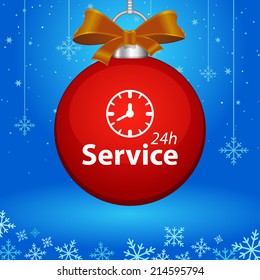 Beautiful Service Work Hours web icon