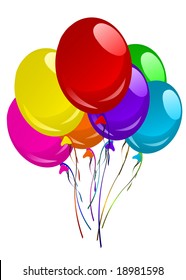 Beautiful set of balloons