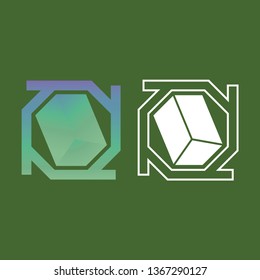 beautiful set of combinations of modern style abstractions with compositions made of square shapes shaped like a bok in a real fresh color palette. Vector illustration. Poster / banner logos or templa