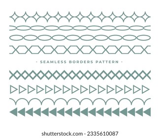 beautiful set of lace pattern background in collection vector