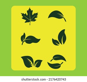 A beautiful set of necessary leaf icons for any projects
