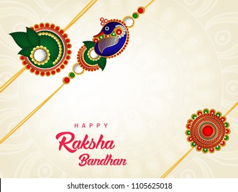 Beautiful Set of Rakhi Designs for Festival Rakhi, Happy Raksha Bandhan.