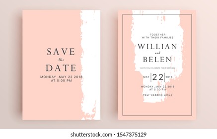 Beautiful set of wedding card templates. Gold collection of geometrical polyhedron, art deco style for wedding invitation, luxury templates, decorative patterns.