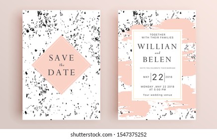 Beautiful set of wedding card templates. Gold collection of geometrical polyhedron, art deco style for wedding invitation, luxury templates, decorative patterns.