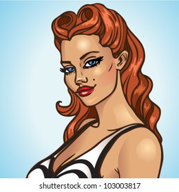 Pin Up Salon Images Stock Photos Vectors Shutterstock