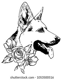 Beautiful Shepherd Tattoo