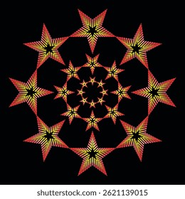 Mooie stralende ster abstracte achtergrond vector illustratie