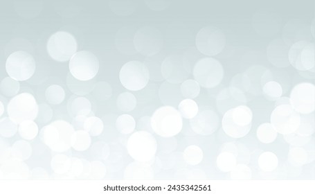 beautiful and shiny bokeh pattern banner with defocused effect vector 