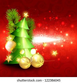 diseño vectorial de árboles de navidad brillante