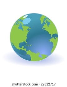 Beautiful shiny Earth Vector