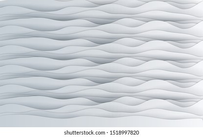 Beautiful shiny gray waves, background, card, web, banner - vector