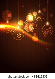 beautiful shiny merry christmas vector background