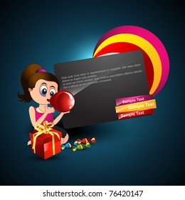beautiful shiny mothers day background design