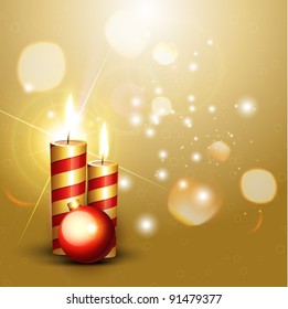 beautiful shiny new year vector design art